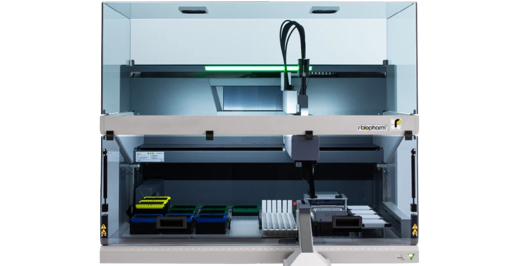 A large piece of complex medical diagnostic equipment