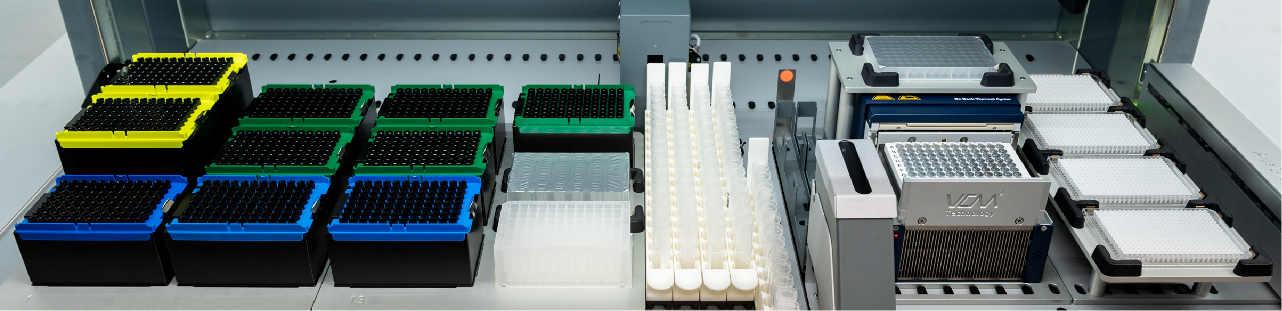 the internals of a RIDA®Jump with a number of tubes and plates