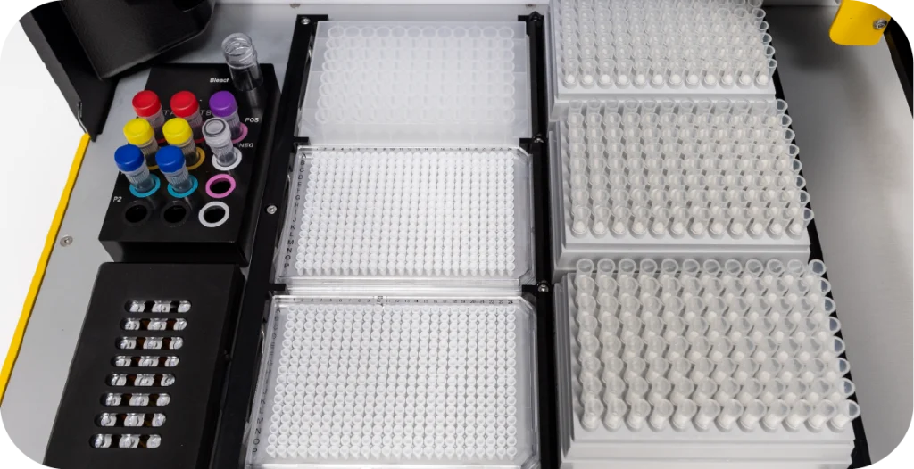 the internal components of the RIDA®Xplore which forms part of the RIDA®Xplore Alliance