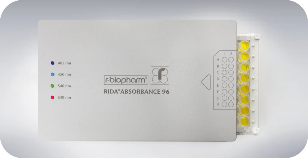 a rectangular box with a draw with R-Biopharm branding